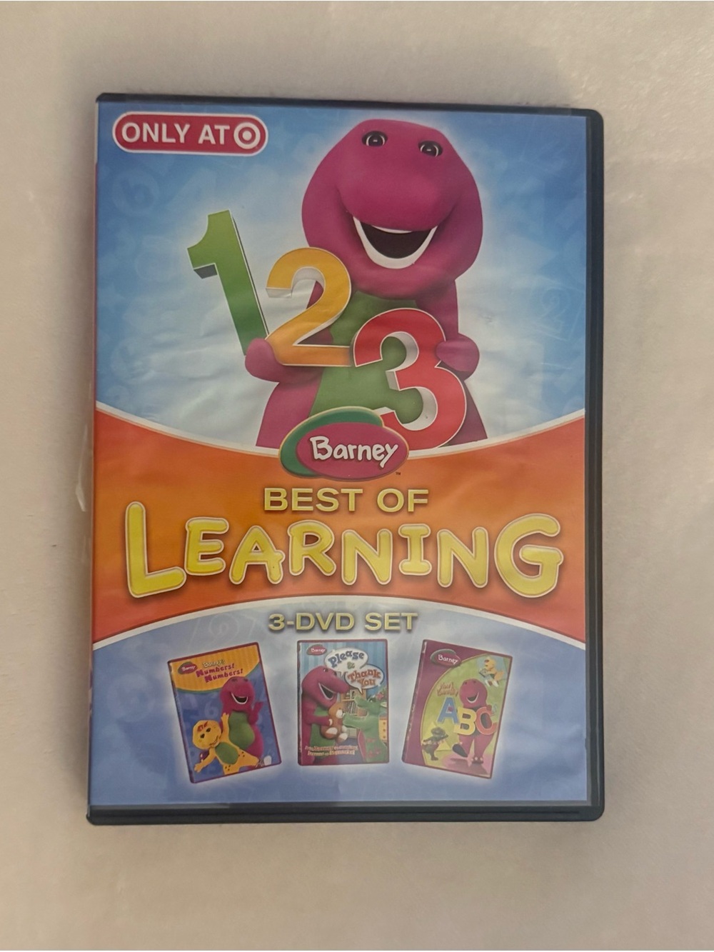 Barney Best Of Learning (3 DVD Set, 2012) Rare Target Exclusive New